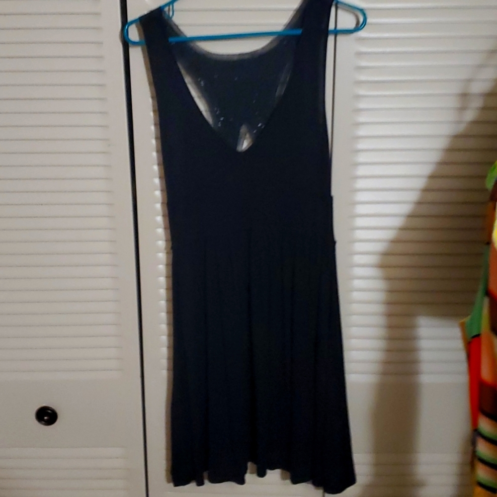 Silence + Noise Black Mini Dress